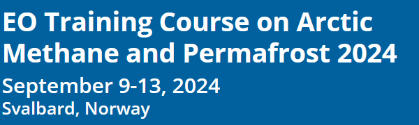 Logo EO Training Course on Arctic Methane and Permafrost 2024